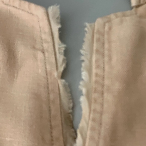 EILEEN FISHER 100% Linen Blazer Beige Blush Lightweight Button Front Size S - Picture 6 of 16